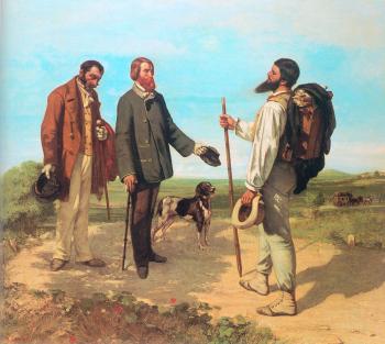 Gustave Courbet : The Meeting (Bonjour, Monsieur Courbet)